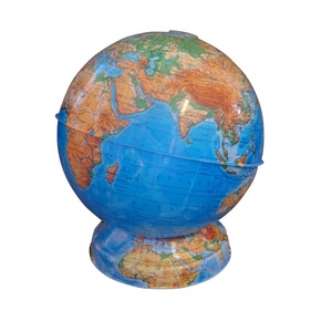 Картинка Глобус Земли физический на картографической подставке (150 мм.)