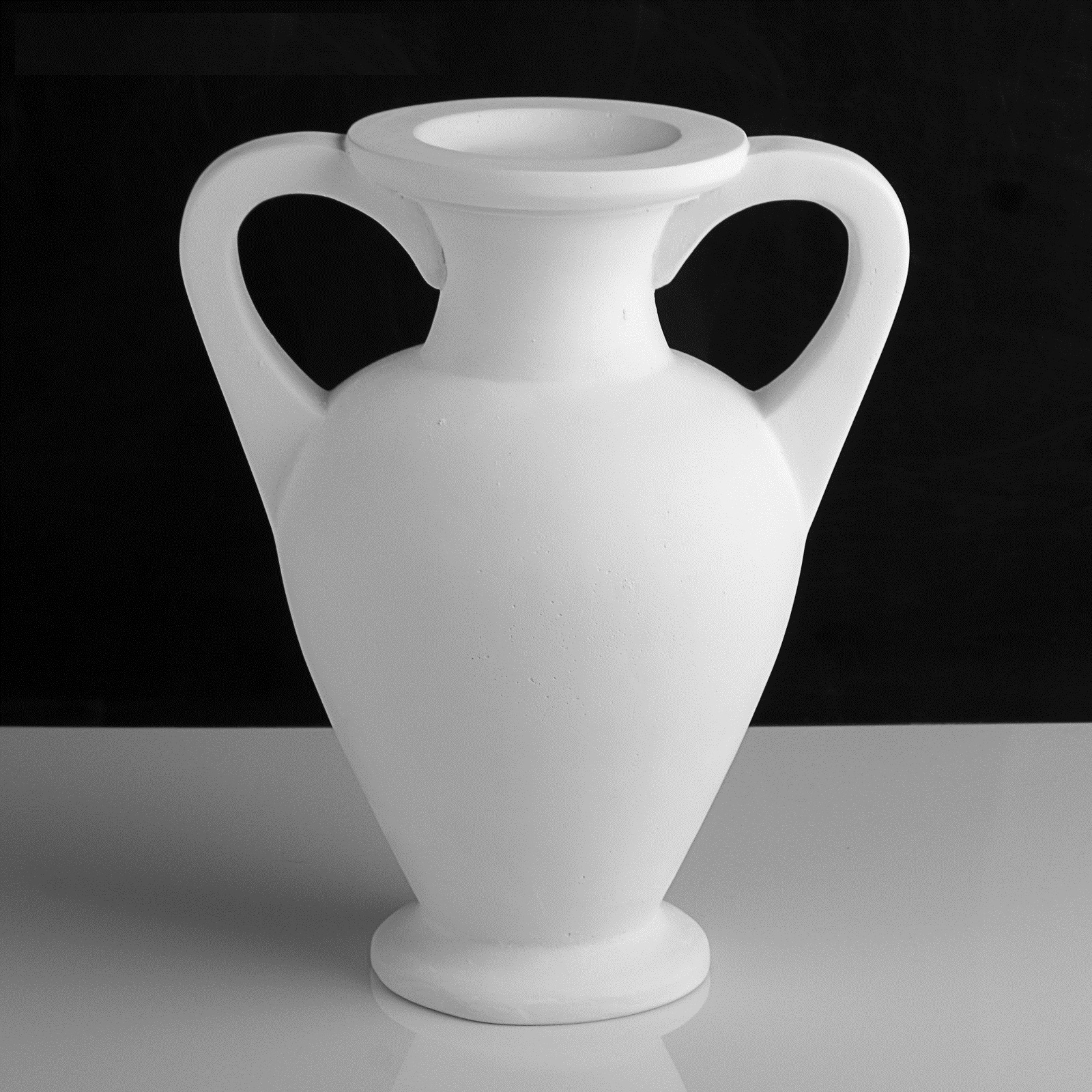 Картинка Гипсовая фигура ваза: амфора, 34 х 28,5 х 21 см