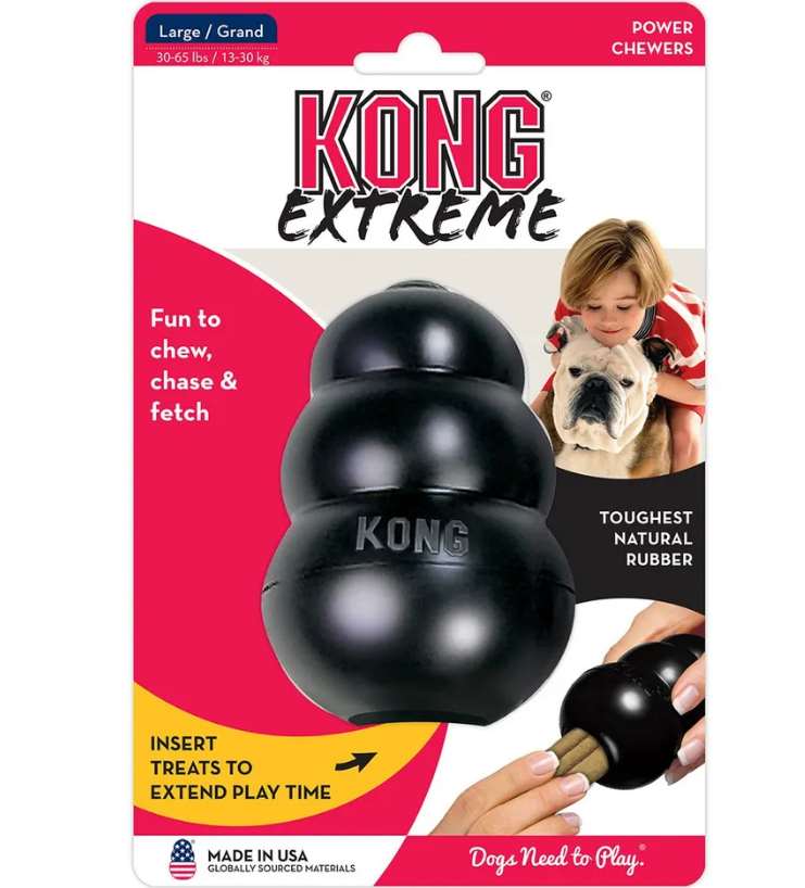 Картинка Игрушка для собак KONG Extreme L, очень прочная, 10х6 см