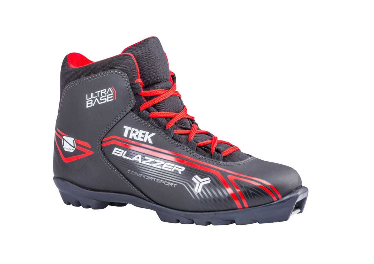 Картинка Ботинки лыжные TREK Blazzer2 черный (лого красный) N