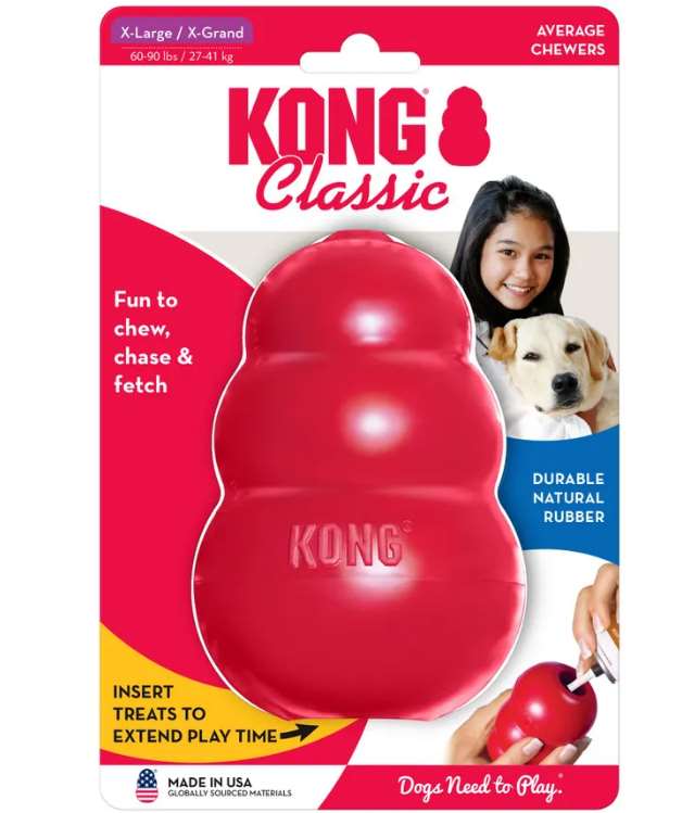 Картинка Игрушка для собак KONG Classic XL, 13х9 см