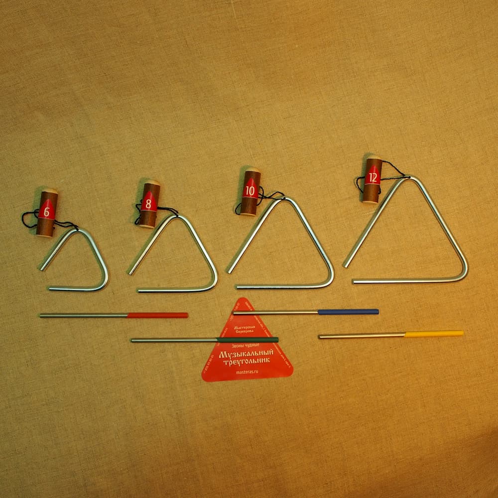 Картинка Комплект треугольников №5 (06-08-10-12 см., диаметр 6 мм.)